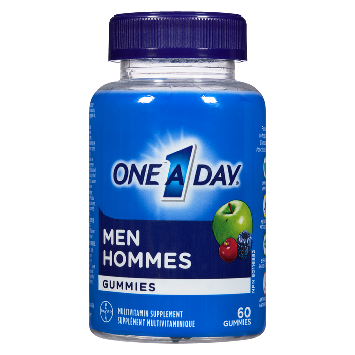 Complément multivitaminé One A Day pour hommes, 60 bonbons gélifiés