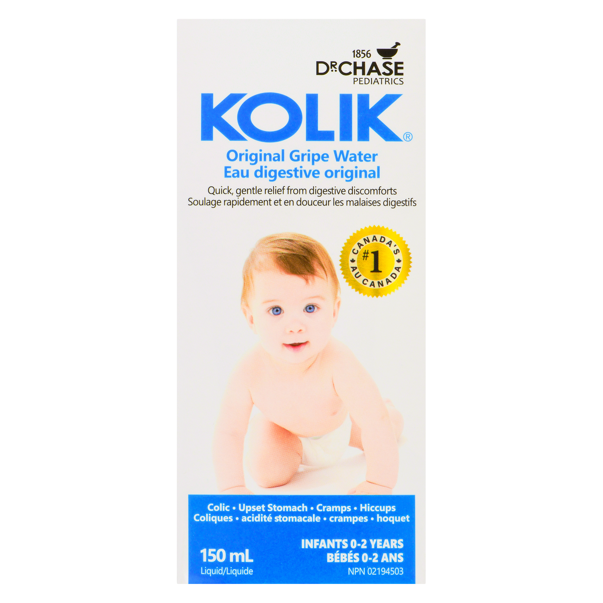 Chase Kolik Original Gripe Water Liquid Infants 0-2 Years 150