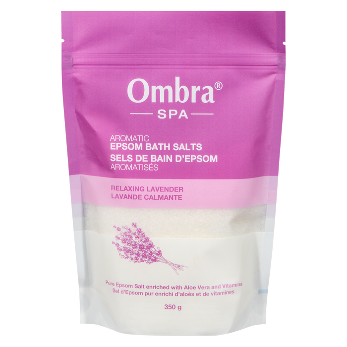 Ombra Spa Aromatic Epsom Bath Salts Relaxing Lavender 350 g