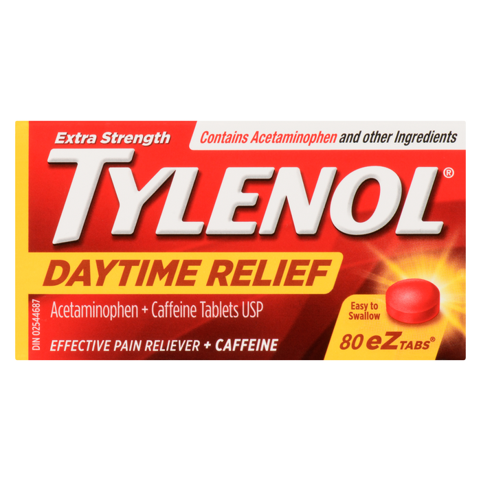 TYLENOL Soulagement de jour extra fort 80 comprimés