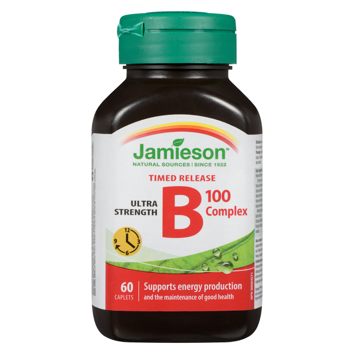 Jamieson B 100 Complex Ultra Fort à Libération Prolongée 60 Comprimés