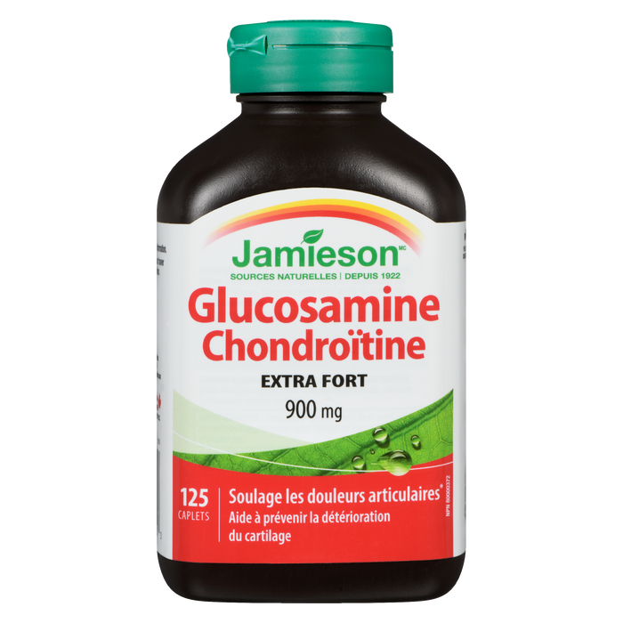 Glucosamine Chondroïtine Extra Fort 900 mg 125 Comprimés Jamieson