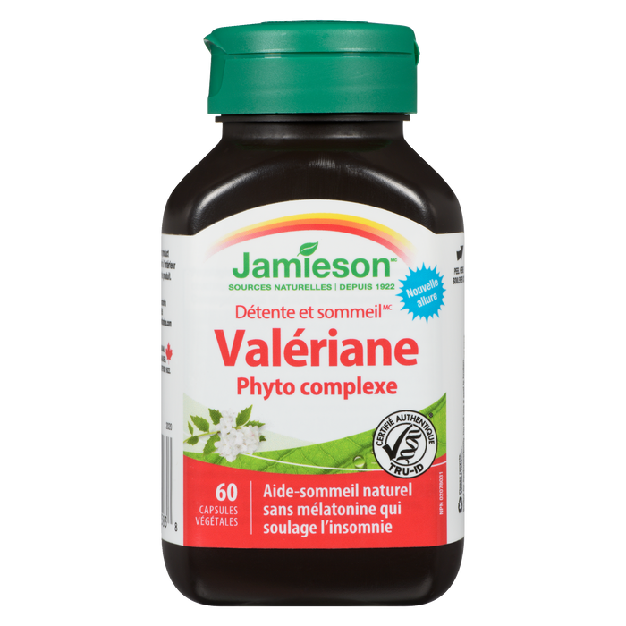 Jamieson Valerian Herbal Complex Relax & Sleep 60 Vegetarian Capsules