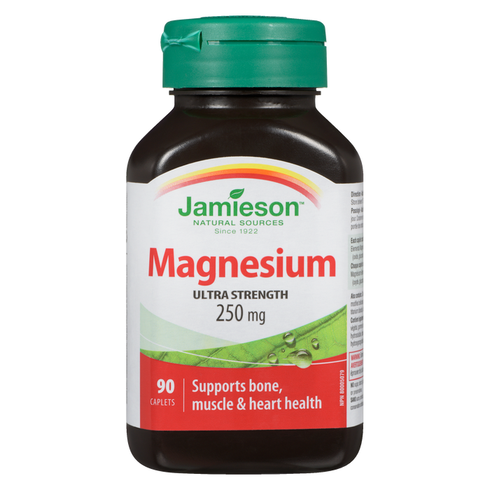 Jamieson Magnésium Ultra Fort 250 mg 90 Comprimés