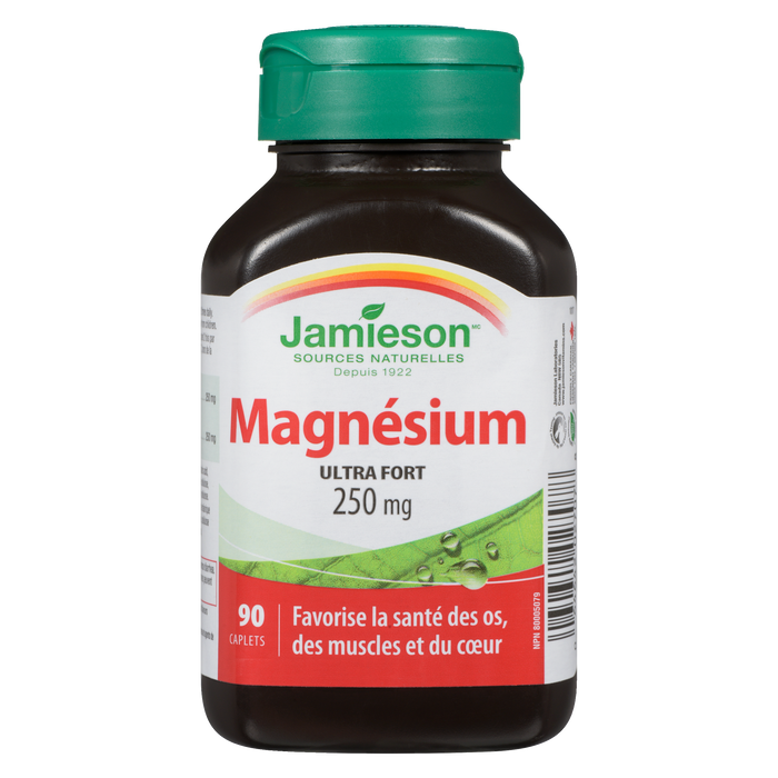 Jamieson Magnésium Ultra Fort 250 mg 90 Comprimés