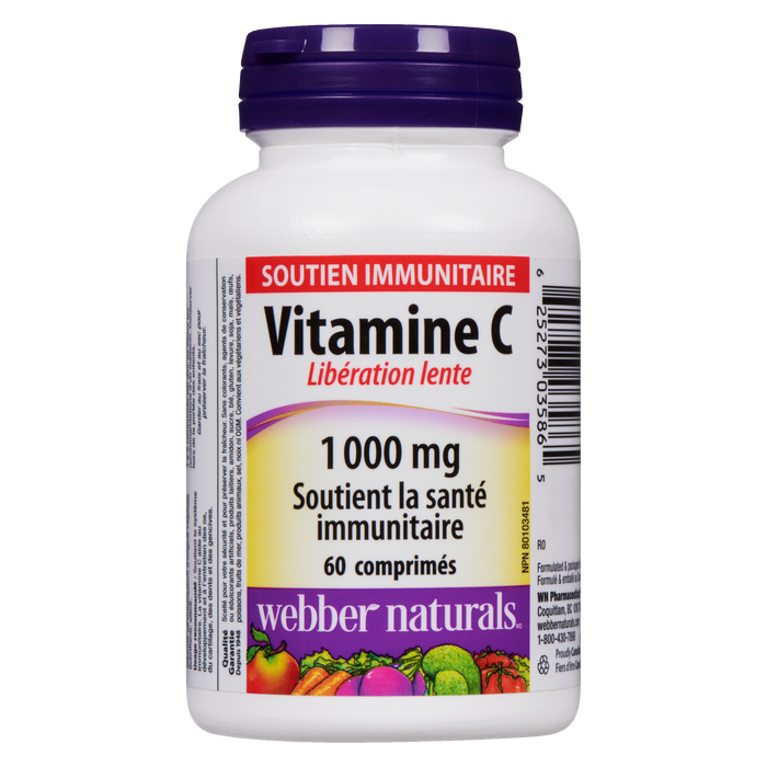 Webber Naturals Vitamin C 1000 mg 60 Tablets