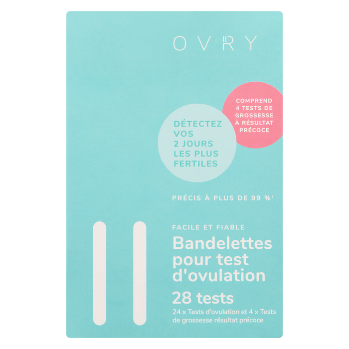 Bandelettes de test d'ovulation Ovry 28 tests