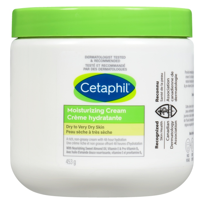 Crème hydratante Cetaphil Peaux sèches à très sèches 453 g