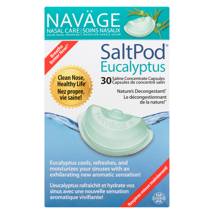 Navigation SaltPod Eucalyptus 30 capsules concentrées salines