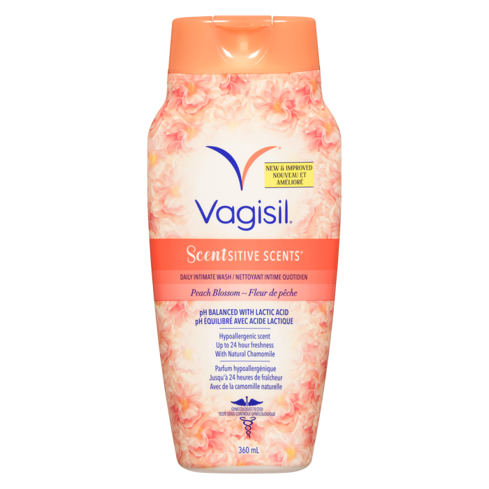 Vagisil Scentsitive Scents Daily Intimate Wash Peach Blossom 360 ml