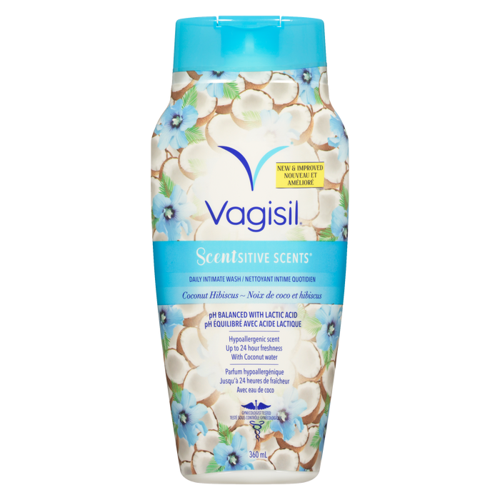 Vagisil Scentsitive Scents Daily Intimate Wash Coconut Hibiscus 360 ml