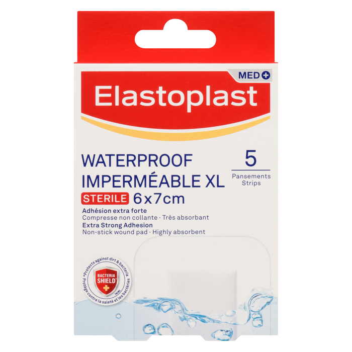 Elastoplast MED+ Waterproof XL 5 Strips