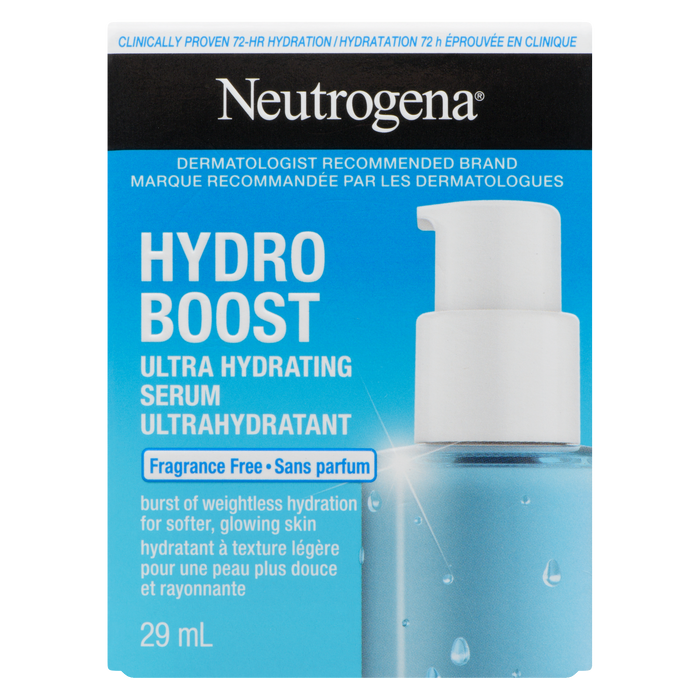 Neutrogena Hydro Boost Sérum Ultra Hydratant Sans Parfum 29 ml