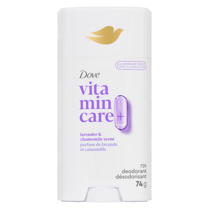 Déodorant Dove VitaminCare + Parfum Lavande &amp; Camomille 74 g