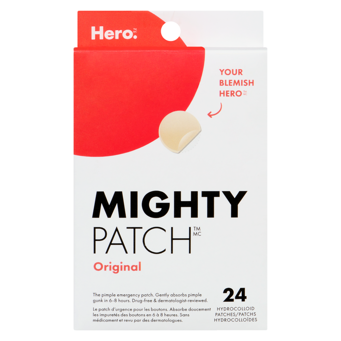 Hero Mighty Patch Original 24 patchs hydrocolloïdes