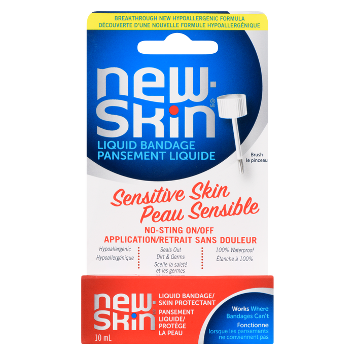 Pansement liquide New-Skin pour peaux sensibles 10 ml