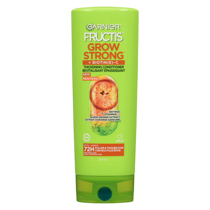 Garnier Fructis Grow Strong Thickening Conditioner Biotin + Vitamin C Blood Orange Extract 334 ml