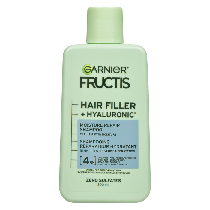 Garnier Fructis Moisture Repair Shampoo Hair Filler + Hyaluronic 4% 300 ml