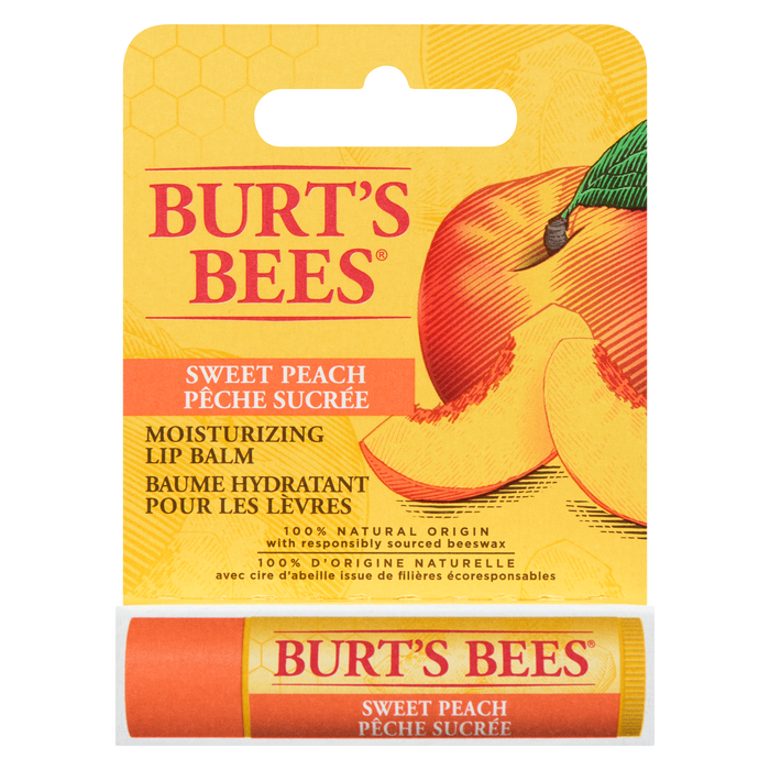 Baume à lèvres hydratant pêche douce de Burt's Bees 4,25 g