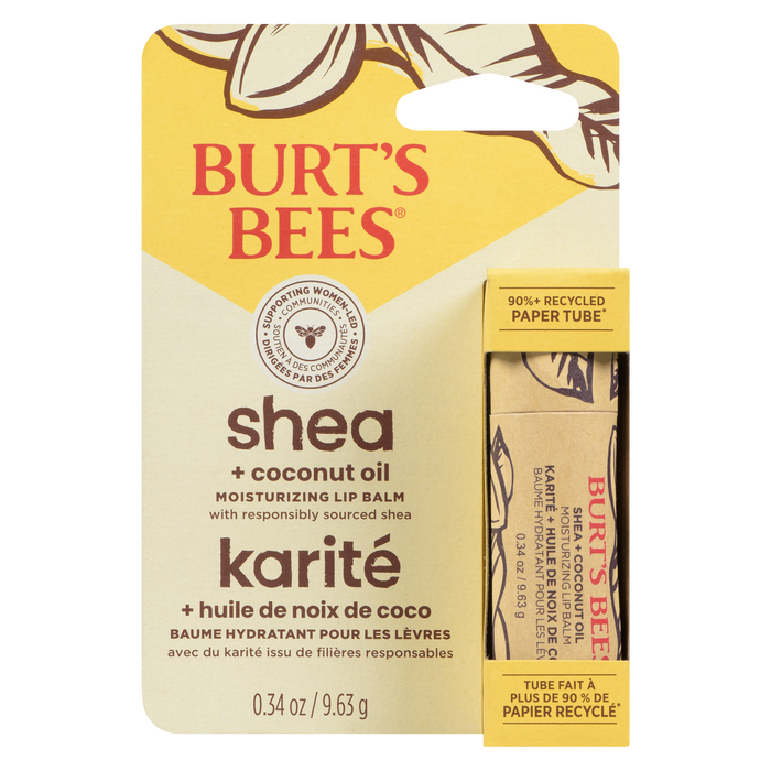 Burt's Bees Moisturizing Lip Balm Shea + Coconut Oil 9.63 g