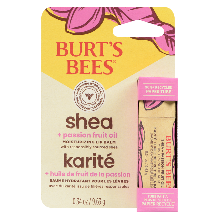 Burt's Bees Moisturizing Lip Balm Shea + Passion Fruit Oil 9.63 g