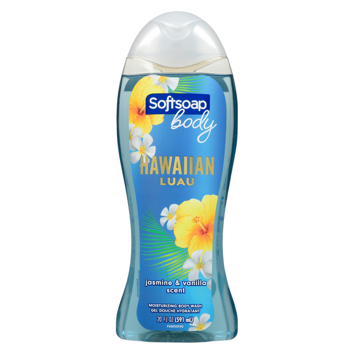 Softsoap Moisturizing Body Wash Hawaiian Luau Jasmine & Vanilla Scent 591 ml