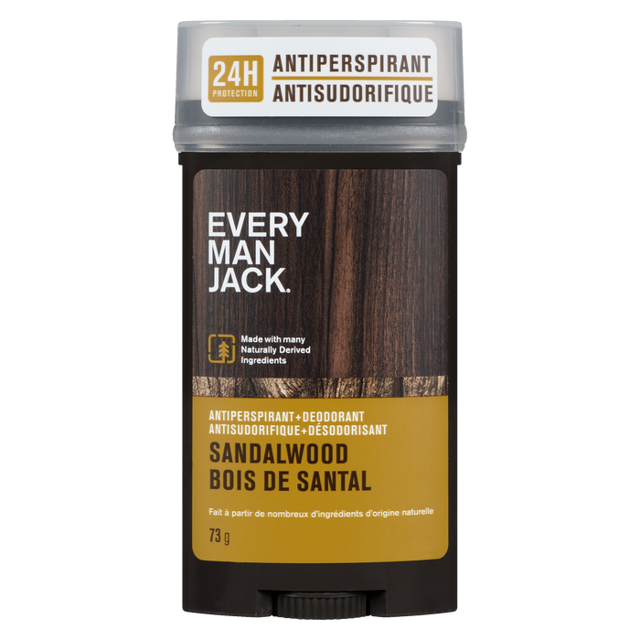 Every Man Jack Antiperspirant + Deodorant Sandalwood 73 g