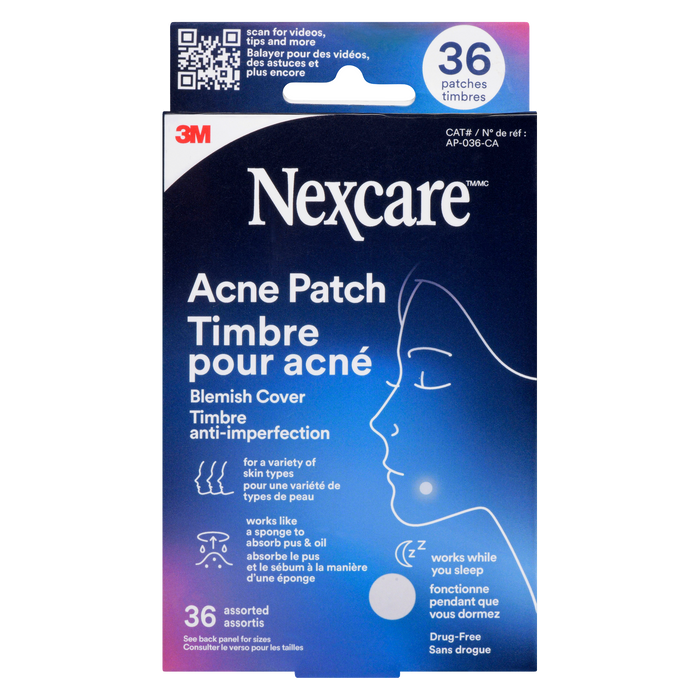 Patch anti-acné Nexcare Blemish Cover 36 patchs