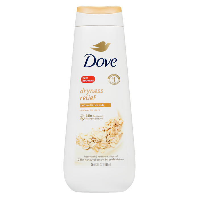 Dove Body Wash Dryness Relief Oatmeal & Rice Milk 591 ml