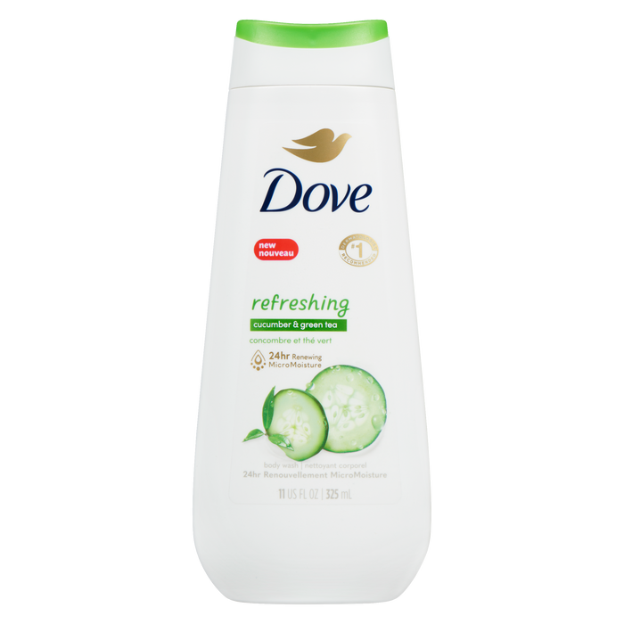 Gel douche Dove rafraîchissant au concombre et au thé vert 325 ml