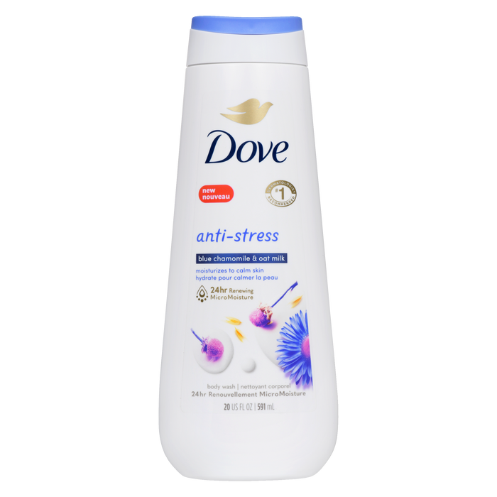 Dove Body Wash Anti-Stress Blue Chamomile & Oat Milk 591 ml