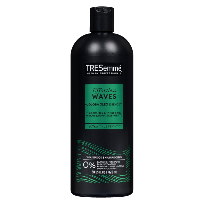 Shampoing TRESemmé PRO Style Tech Effortless Waves + Essence Oléo Jojoba 828 ml