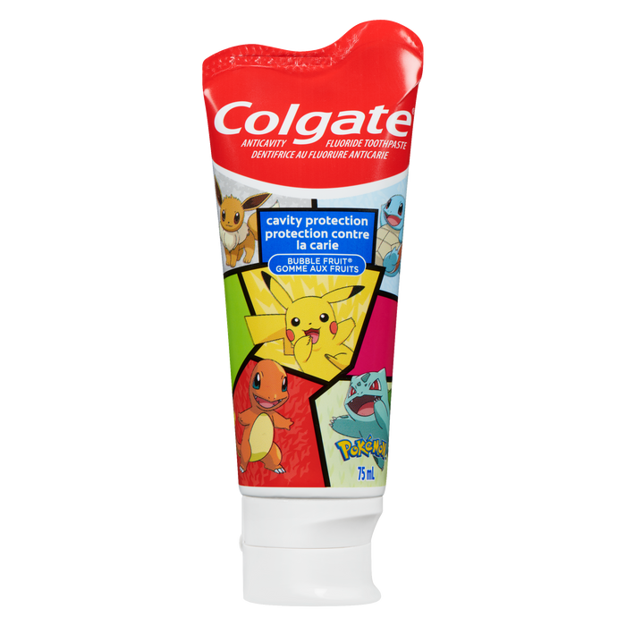 Colgate Pokémon Anticavity Fluoride Toothpaste Bubble Fruit 75 ml