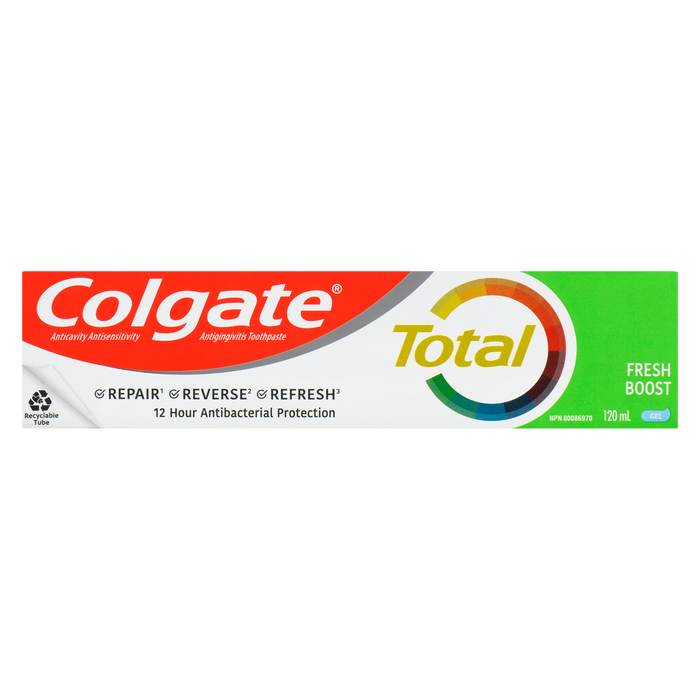 Colgate Total Anticavity Antisensitivity Antigingivitis Toothpaste Fresh Boost Gel 120 ml