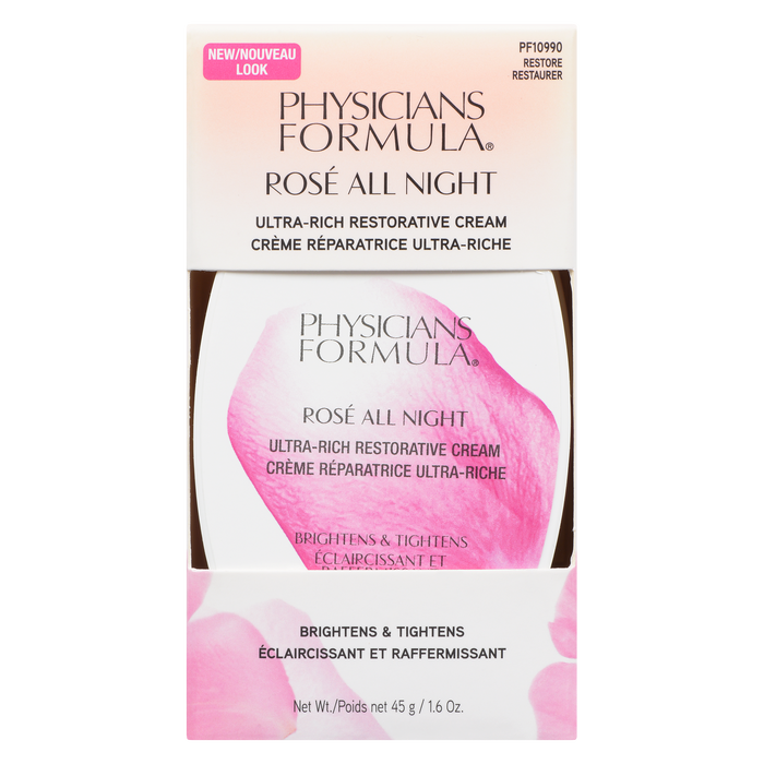 Crème réparatrice ultra-riche Rosé All Night de Physicians Formula PF10990 Restore 45 g