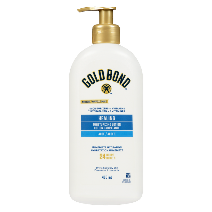 Gold Bond Lotion hydratante cicatrisante à l'aloès 400 ml