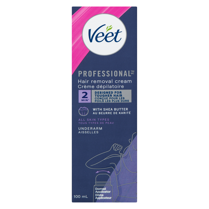 Veet Professional Hair Removal Cream All Skin Types Underarm 100 ml