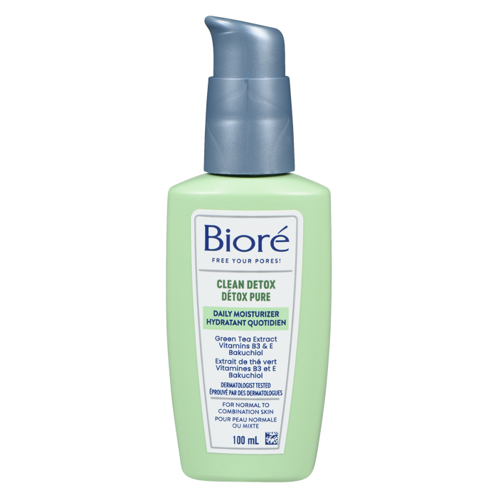 Bioré Clean Detox Soin Hydratant Quotidien 100 ml