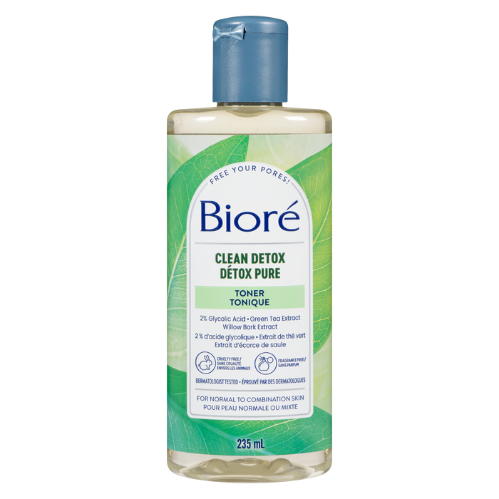 Lotion Tonique Détox Clean Bioré 235 ml