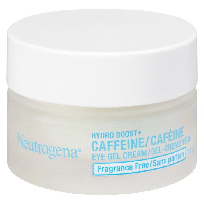 Neutrogena Hydro Boost+ Crème gel pour les yeux à la caféine sans parfum 14 g