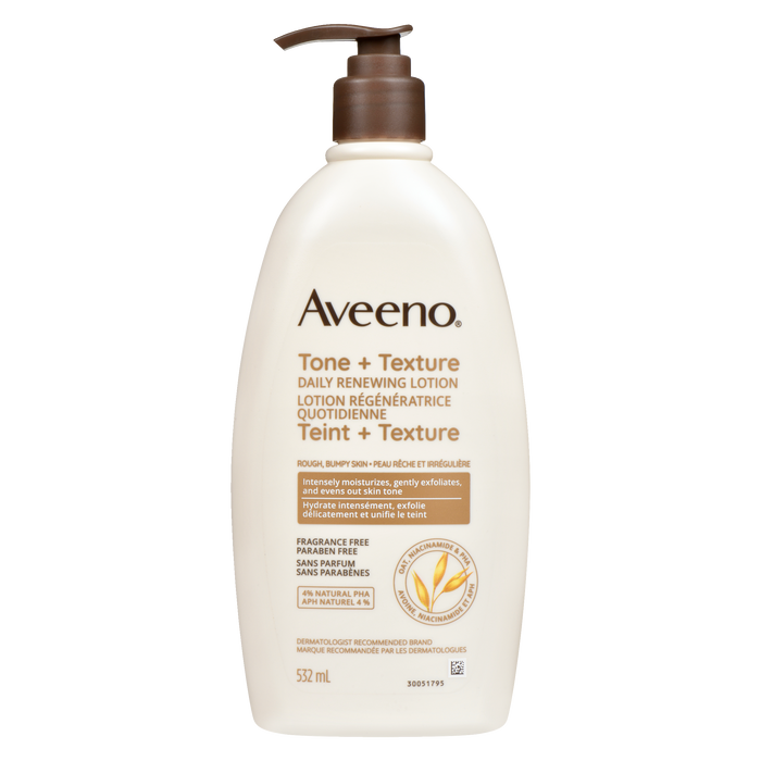 Aveeno Lotion régénératrice quotidienne Tone + Texture 532 ml