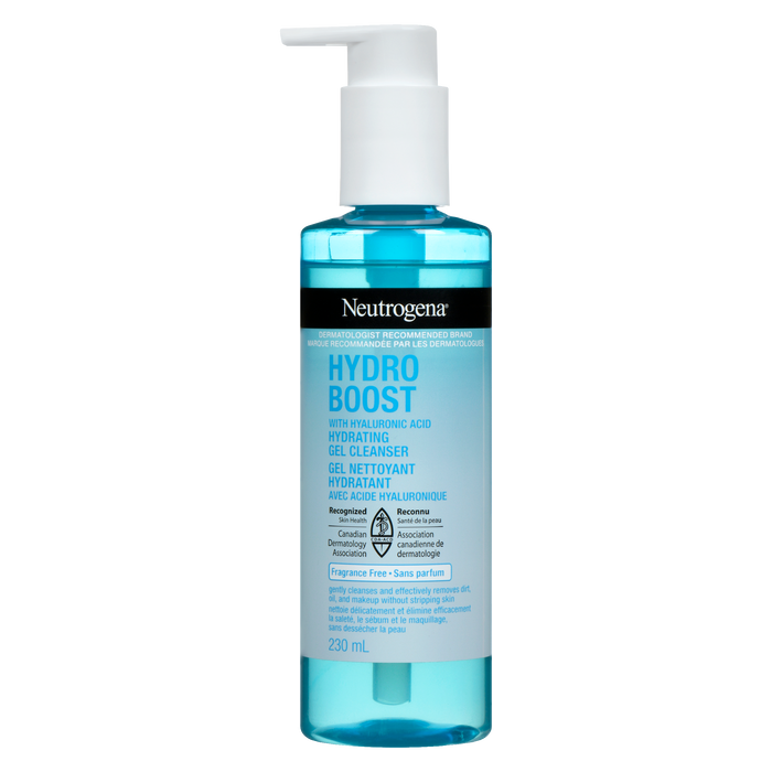 Neutrogena Hydro Boost Gel Nettoyant Hydratant à l'Acide Hyaluronique Sans Parfum 230 ml