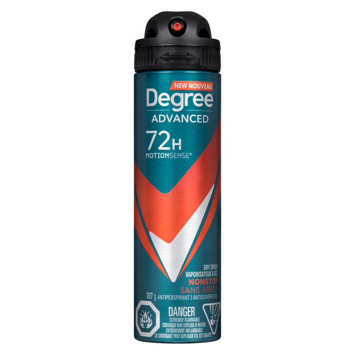 Degree Advanced Antiperspirant Dry Spray Nonstop 107 g