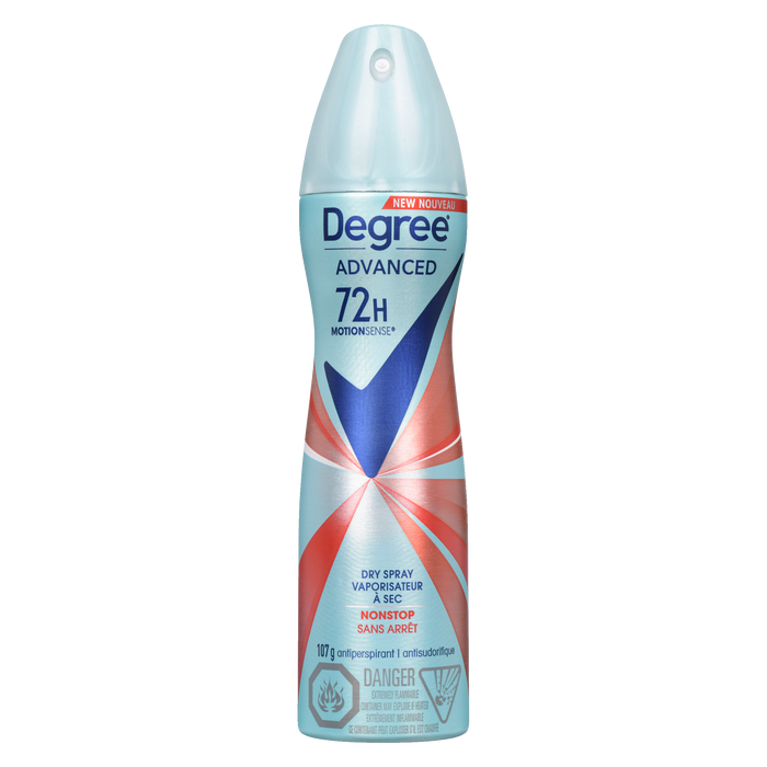 Degree Advanced Antiperspirant Dry Spray Nonstop 107 g