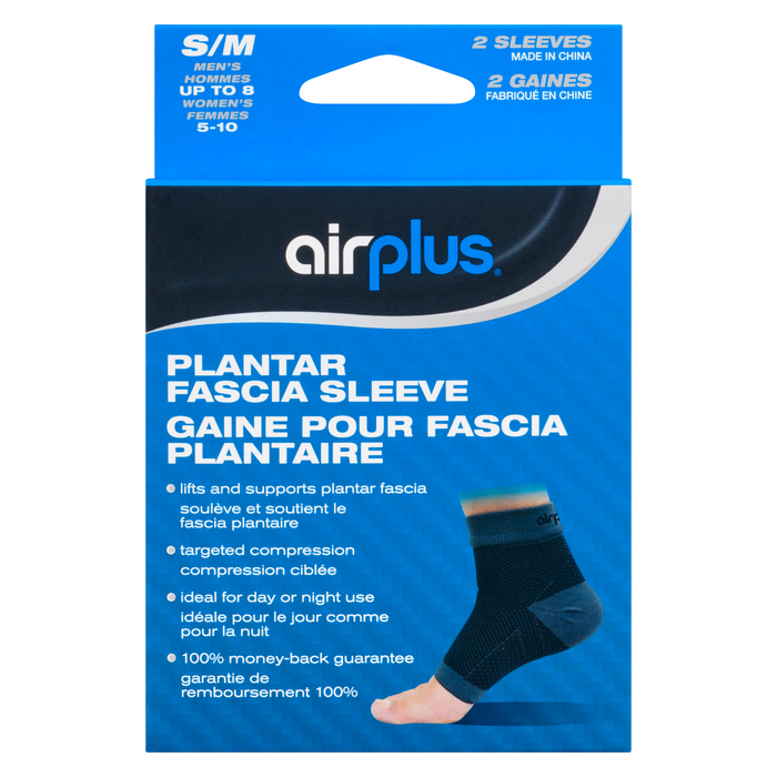 Manchon pour fascia plantaire Airplus S/M 2 manches