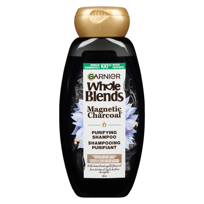 Garnier Whole Blends Purifying Shampoo Magnetic Charcoal 346 ml