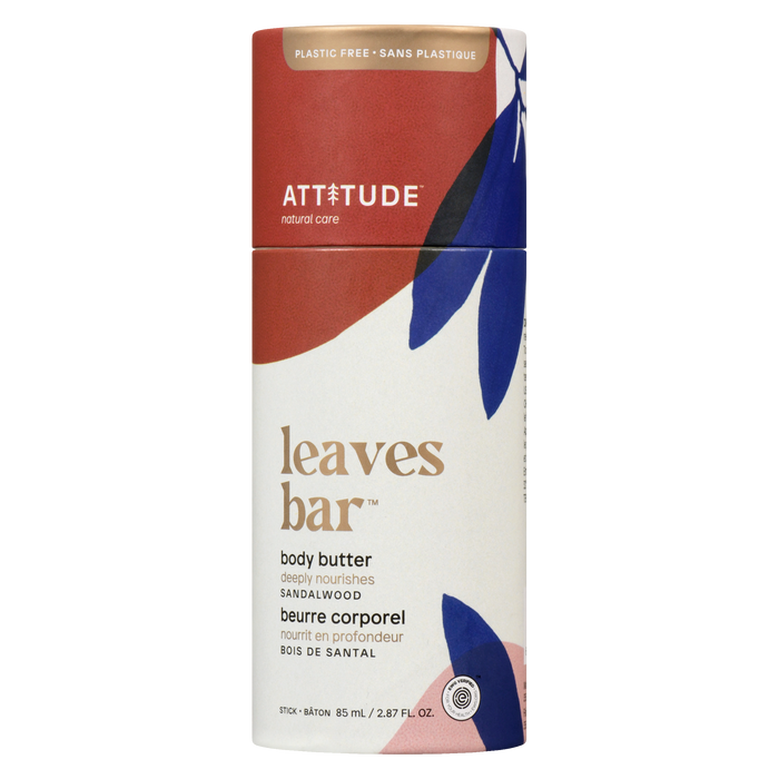 ATTITUDE Leaves Bar Stick Body Butter Sandalwood 85 ml