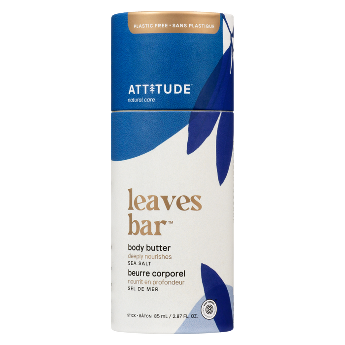 ATTITUDE Leaves Bar Stick Body Butter Sea Salt 85 ml