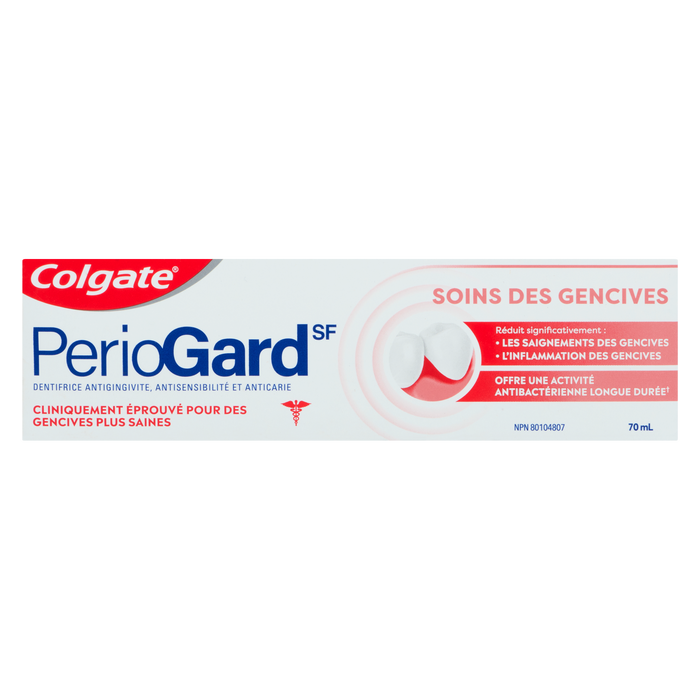 Colgate PerioGard SF Antigingivitis, Antisensitivity, and Anticavity Toothpaste Gum Care 70 ml