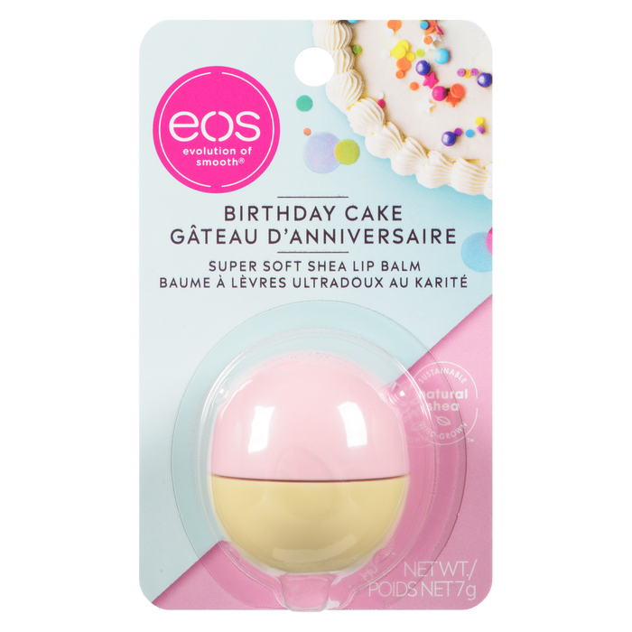 Baume à lèvres Eos Super Soft Shea Birthday Cake 7 g